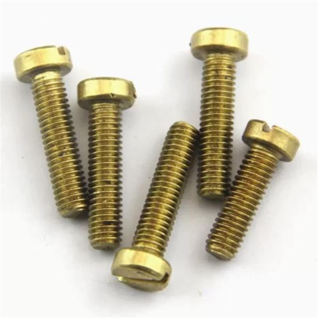 M4 Brass Slot Cheese Screw DIN84
