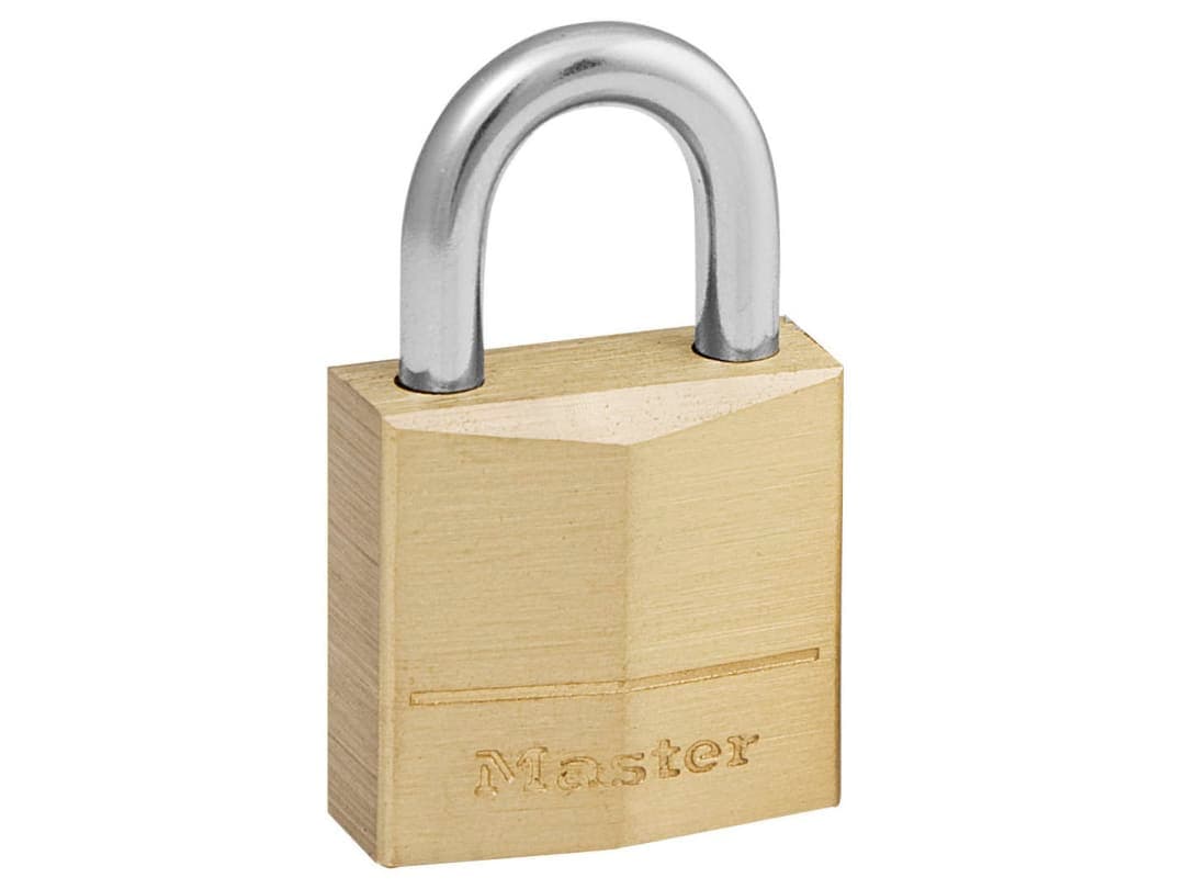 Master Lock Solid Brass 20mm Padlock 3-Pin 120EURD