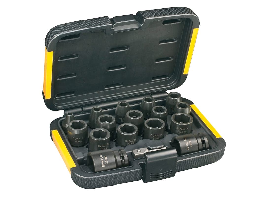 DEWALT Power Tools DT7506 Impact Socket Set, 17 Piece DT7506-QZ
