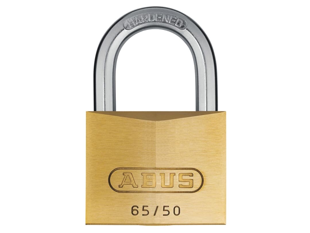 ABUS Mechanical 65/50mm Brass Padlock Keyed Alike 504 10003905-01