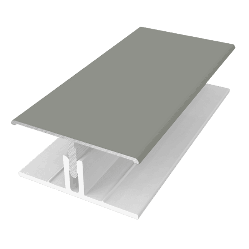 Naturale Cladding Two-Part Aluminium H Trim - 3mtr For Grey Cedar - Pack of 2