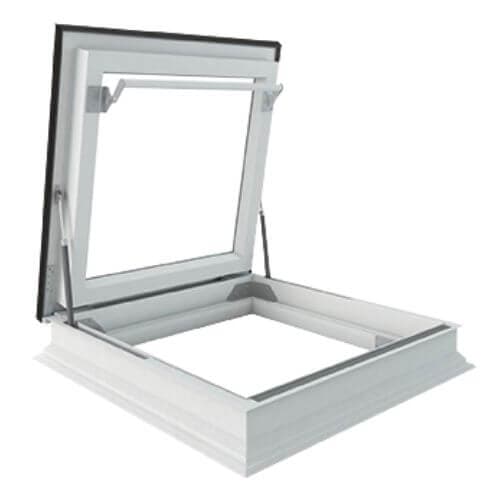 Flat Roof Access Window - 900mm x 900mm Double Glazed Transparent