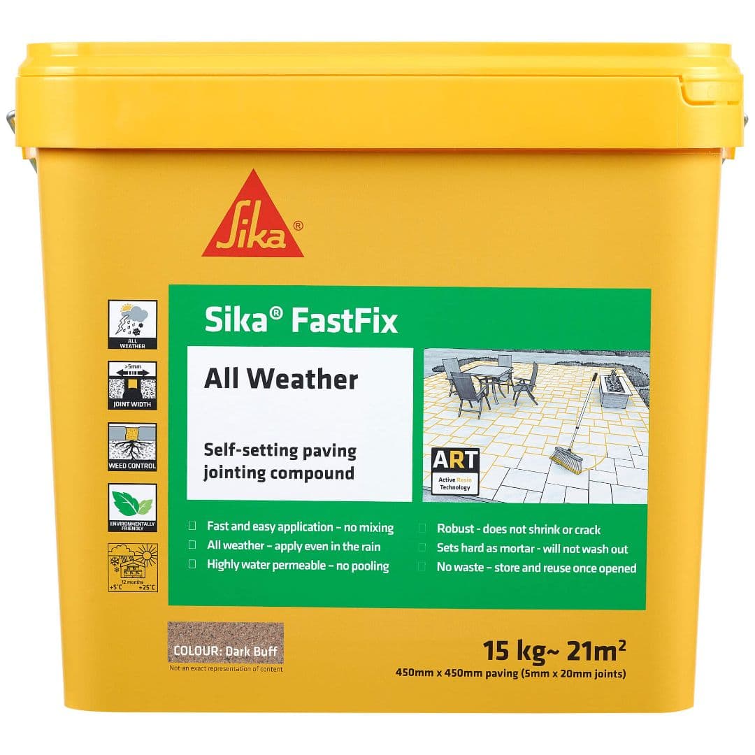 Sika Fastfix All Weather Dark Buff 15Kg