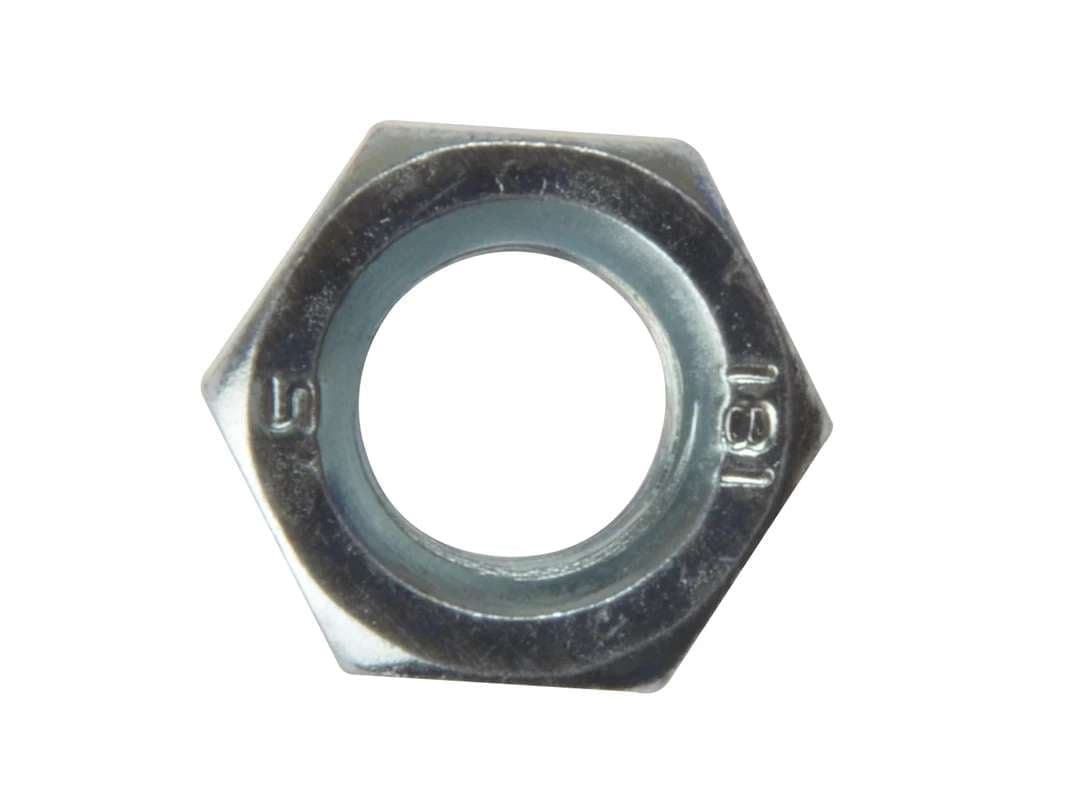 Fandf 100NUT4 Hexagonal Nuts - Zinc Plated M4 (Bag Of 100)