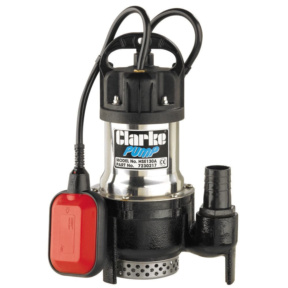 Clarke 7230217 Hse130A 1 H/Duty Submersible Pump (240V)