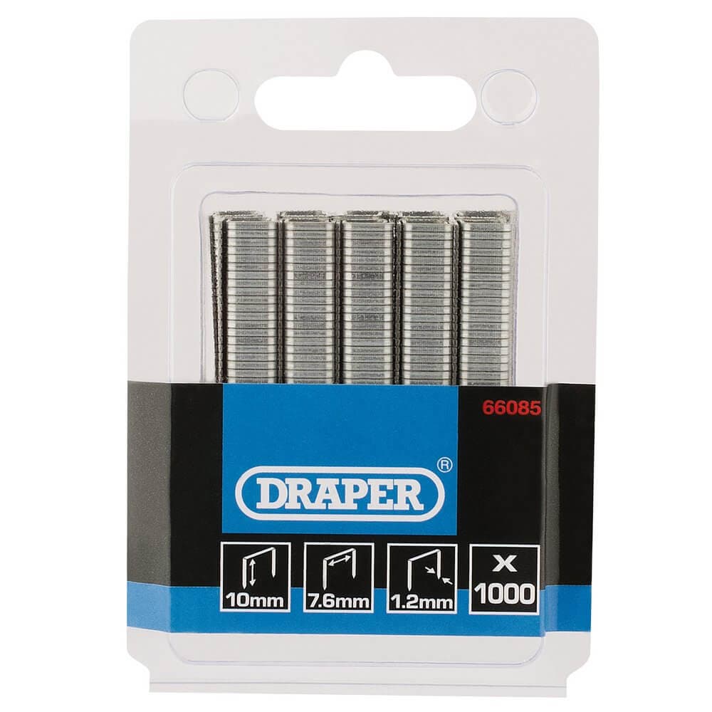 Draper 66085 Staples 10Mm (Pack Of 1000) each