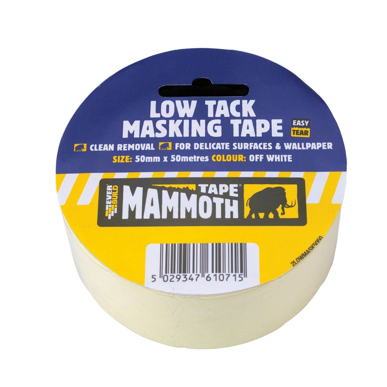 Everbuild Mammoth Low Tack Masking Tape 25 M