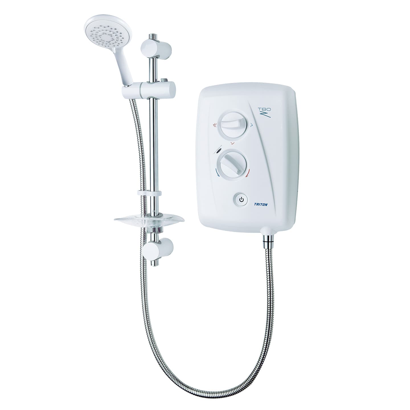 Triton T80Z Fast-fit 7.5kW White/Chrome SP8007ZFF