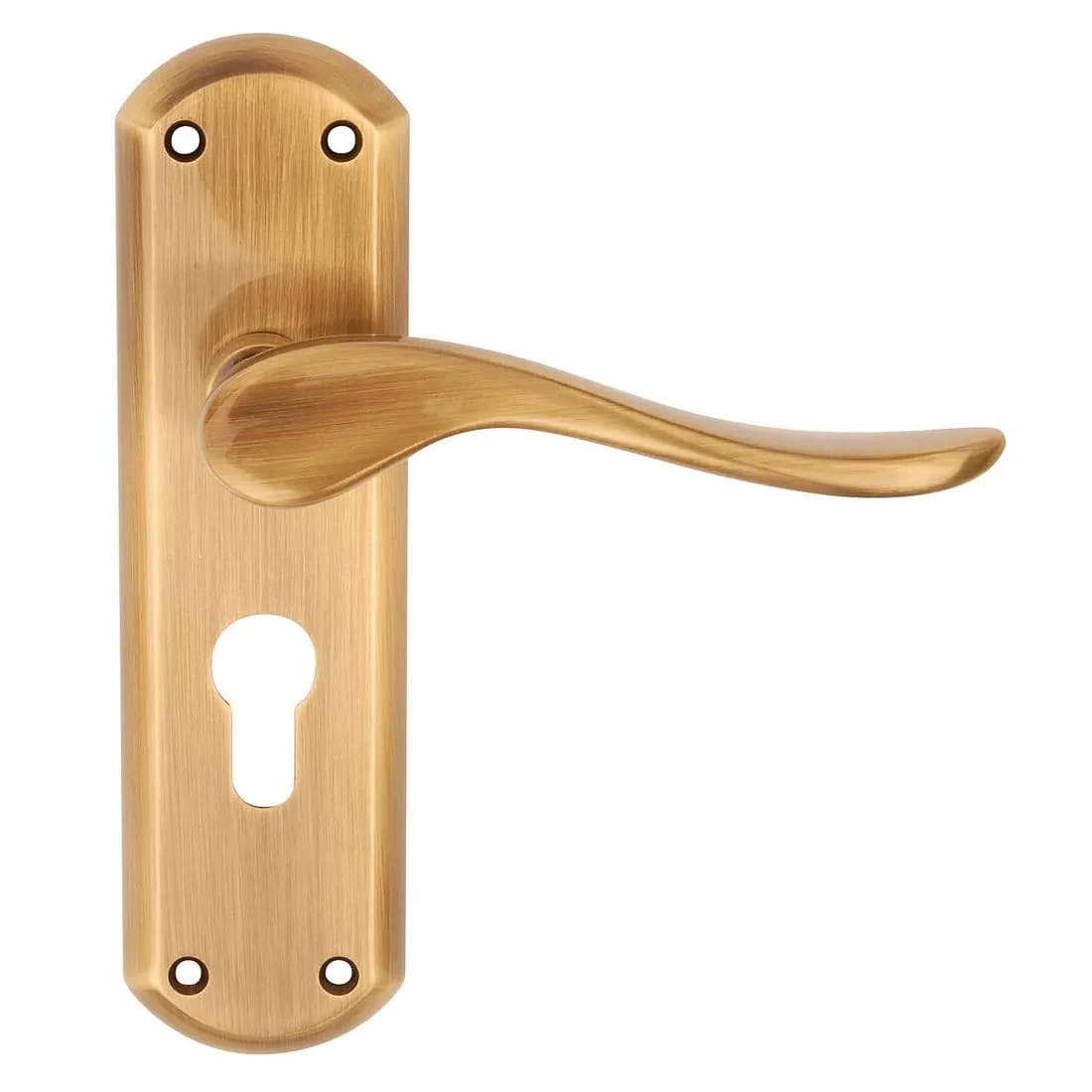 Sigma Euro Door Hanldes Antique Brass Premier