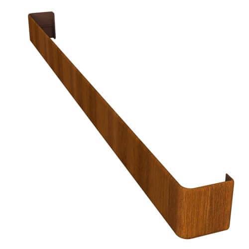 Golden Oak Fascia Double End Joint Trim - 600mm x 47mm