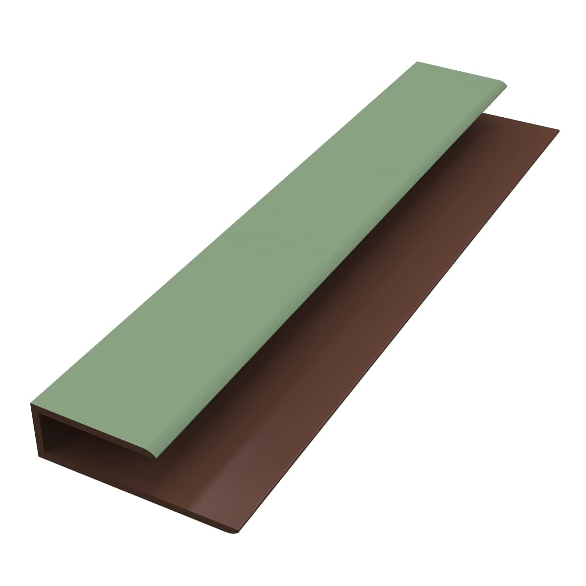 Chartwell Green Woodgrain Soffit J Trim - 5mtr