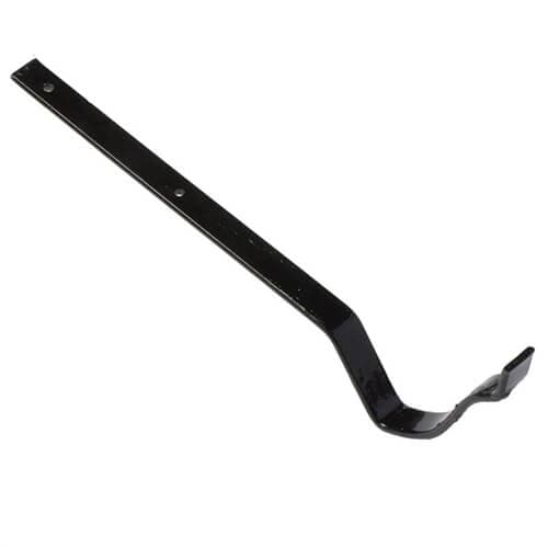 Cast Iron Ogee Gutter Top Rafter Bracket - 125mm Galvanised Black Painted