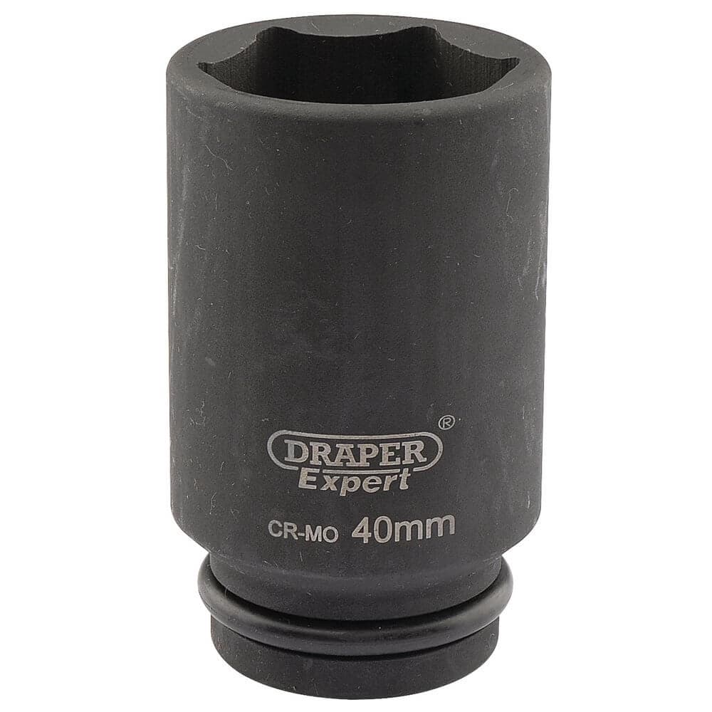 Draper Expert 05071 Expert Hi-Torq® 6 Point Deep Impact Socket 3/4in Sq. Dr. 40Mm each