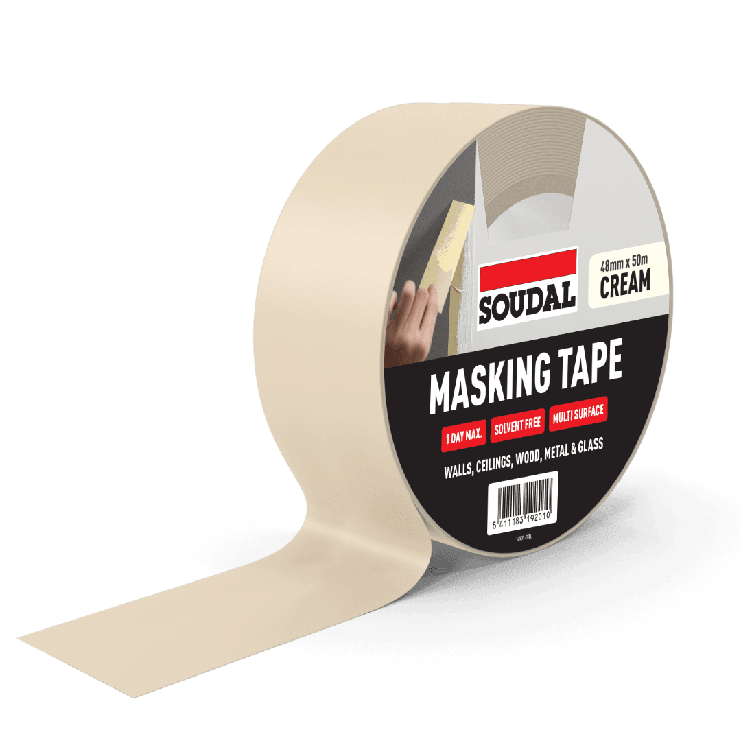 Soudal Masking Tape Cream 48Mm X 50M 167071