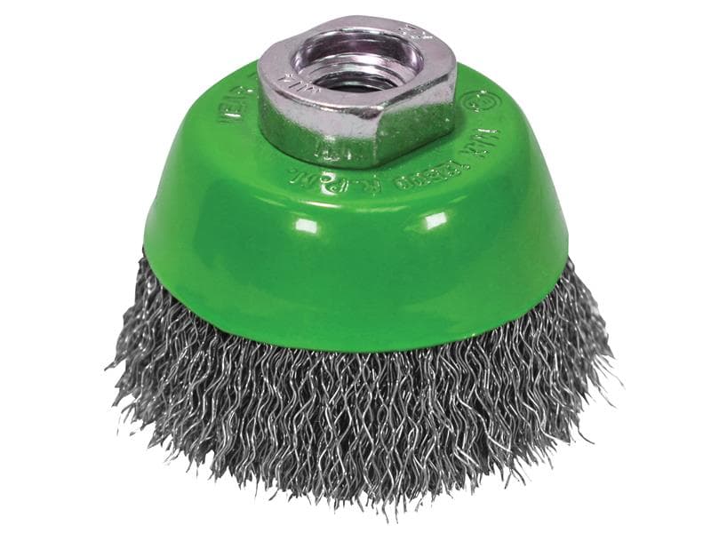 Faithfull 0107514430 Wire Cup Brush 75Mm M14X2 0.30Mm Stainless Steel Wire