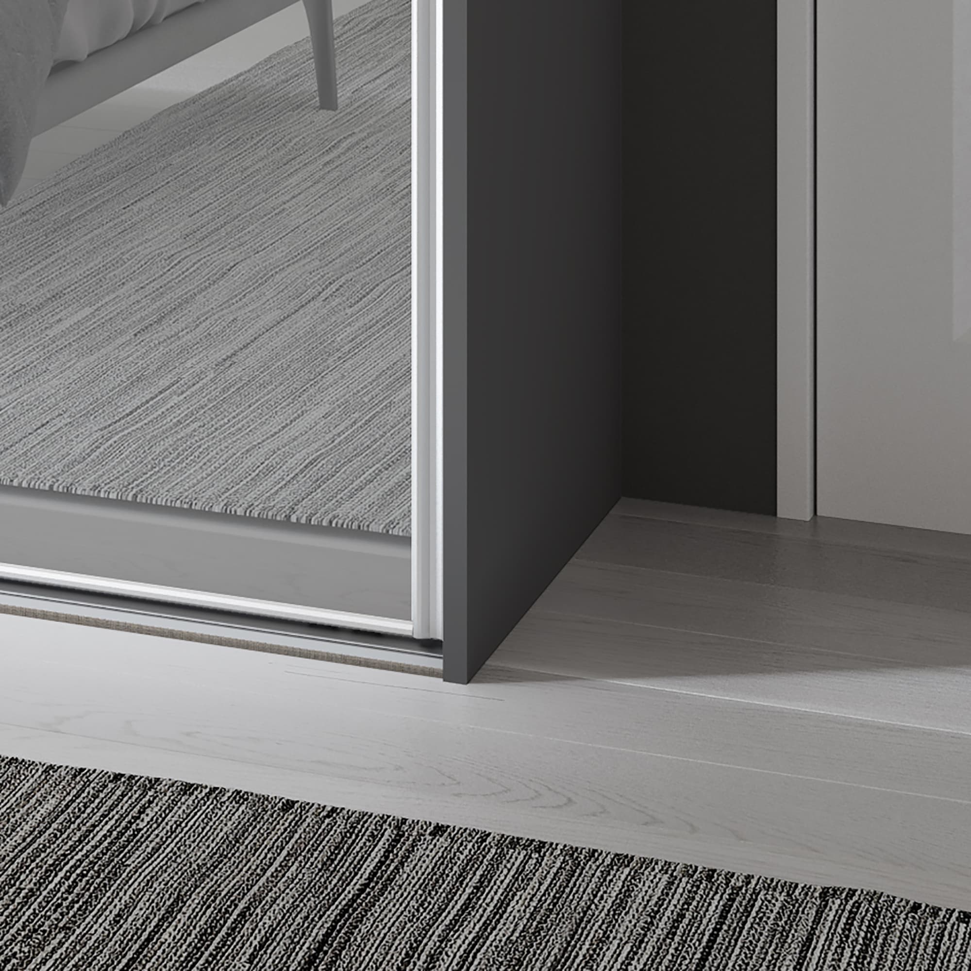 Spacepro Silver MFC End Panel, Size: 2800x620x18mm