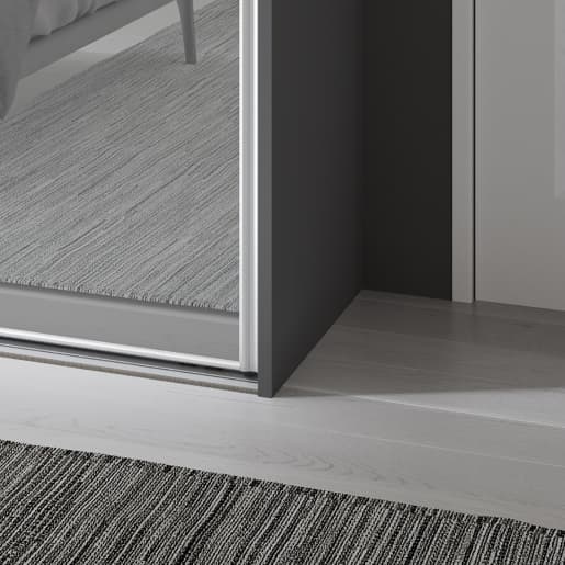 Spacepro Silver MFC End Panel, Size: 2800x620x18mm