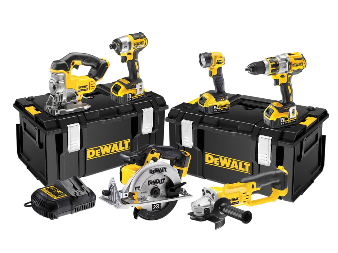 DEWALT Power Tools DCK694P3 Brushless 3 Speed 6 Piece Kit 18V 3 x 5.0Ah Li-ion DCK694P3-GB