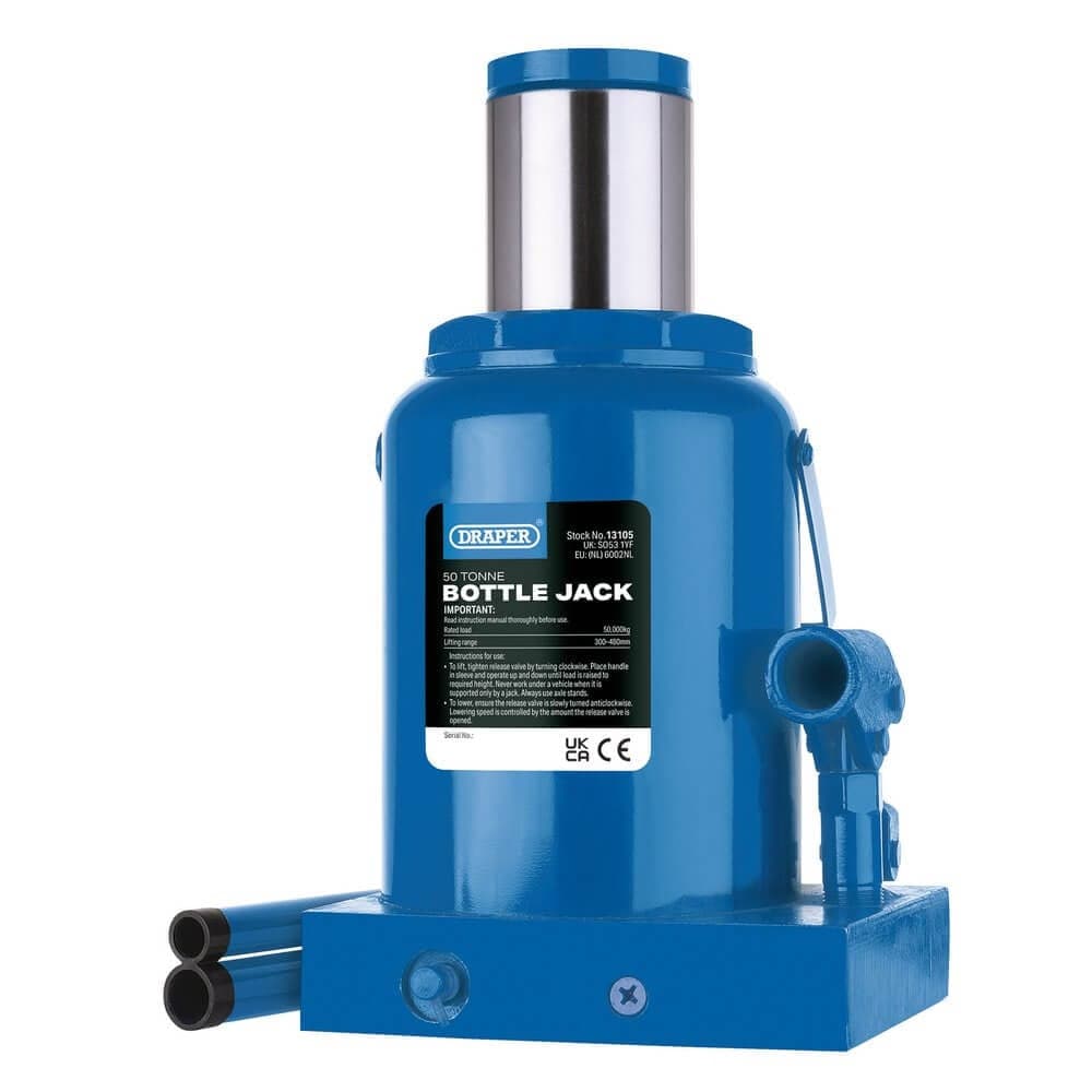 Draper Hydraulic Bottle Jack 50 Tonne 13105
