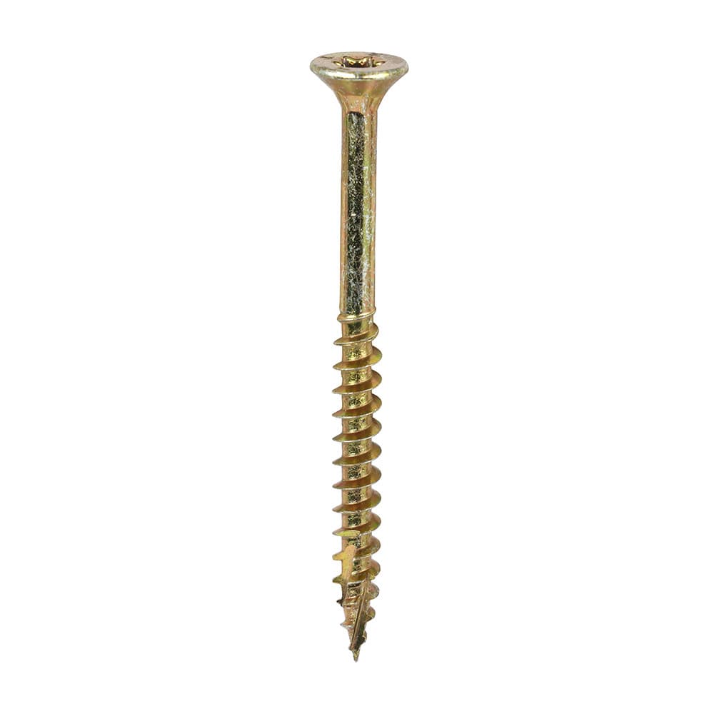 Timco 40050C2CTUB C2 Clamp-Fix Premium Clamping Multi-Purpose Screws - Tx - Double Countersunk - Yellow 4.0 X 50 Tub 800