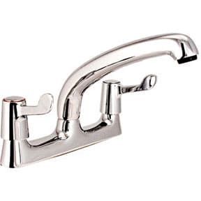 Mv Chrome Deck Sink Mixer Straight Lever L2K