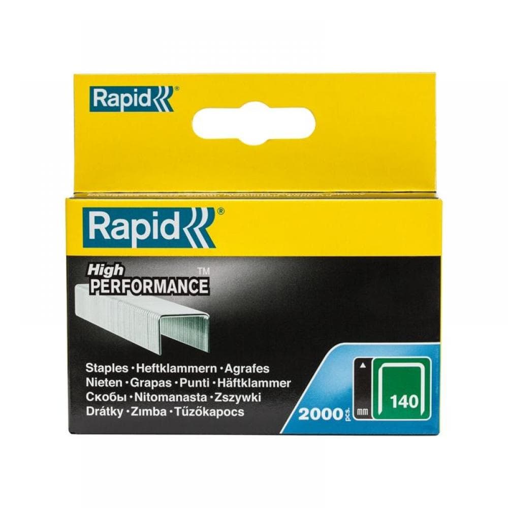 Rapid 11905731 140/6 6Mm Galvanised Staples (Box 2000)