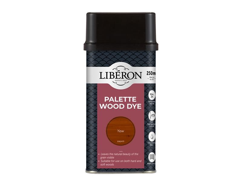 Liberon 126737 Palette Wood Dye Yew 250Ml
