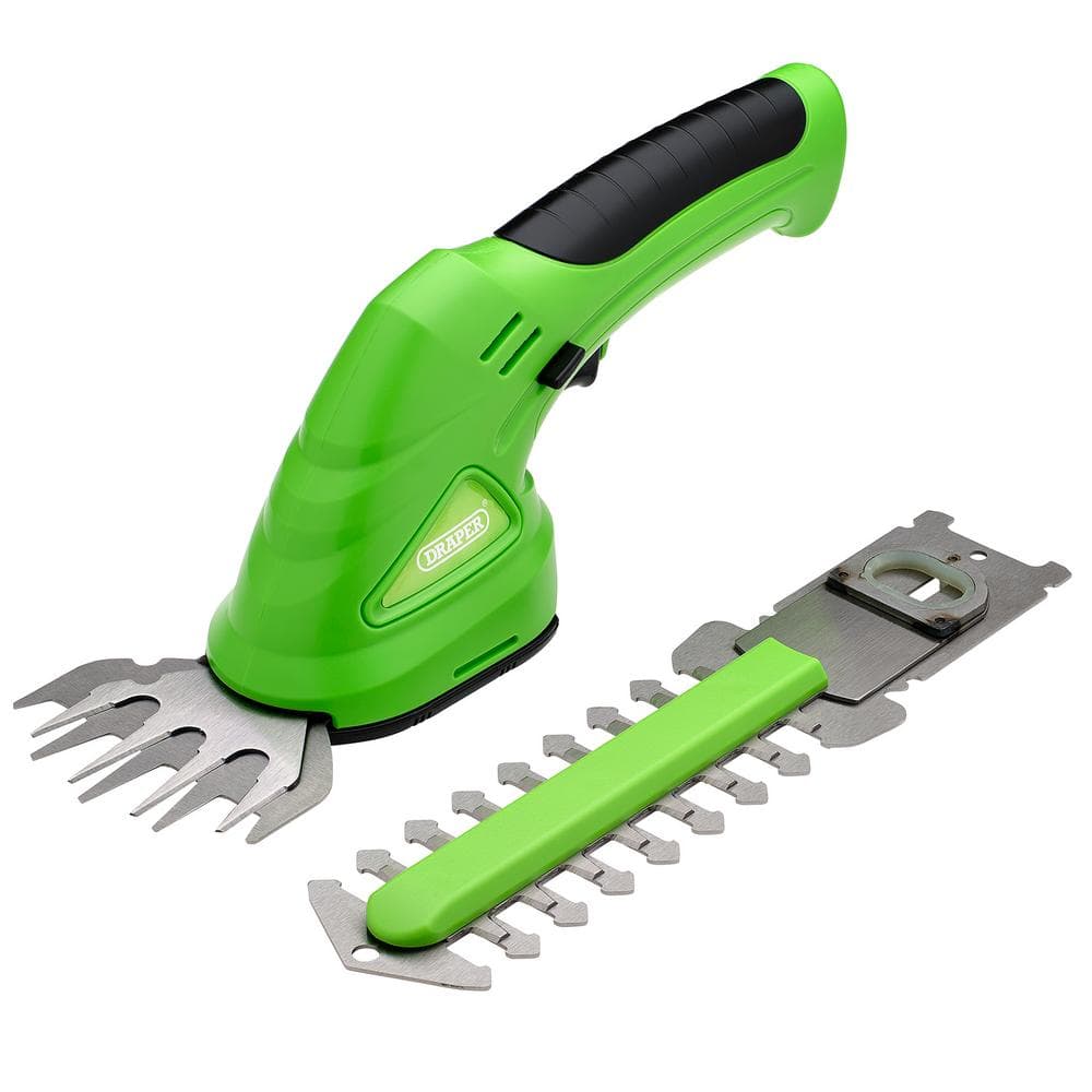 Draper 7.2V Cordless Grass And Hedge Shear Kit (4 Piece) Pk 1 22403
