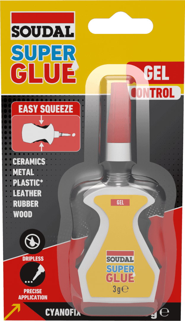 Soudal Superglue Gel - Control Clear 3G 160045