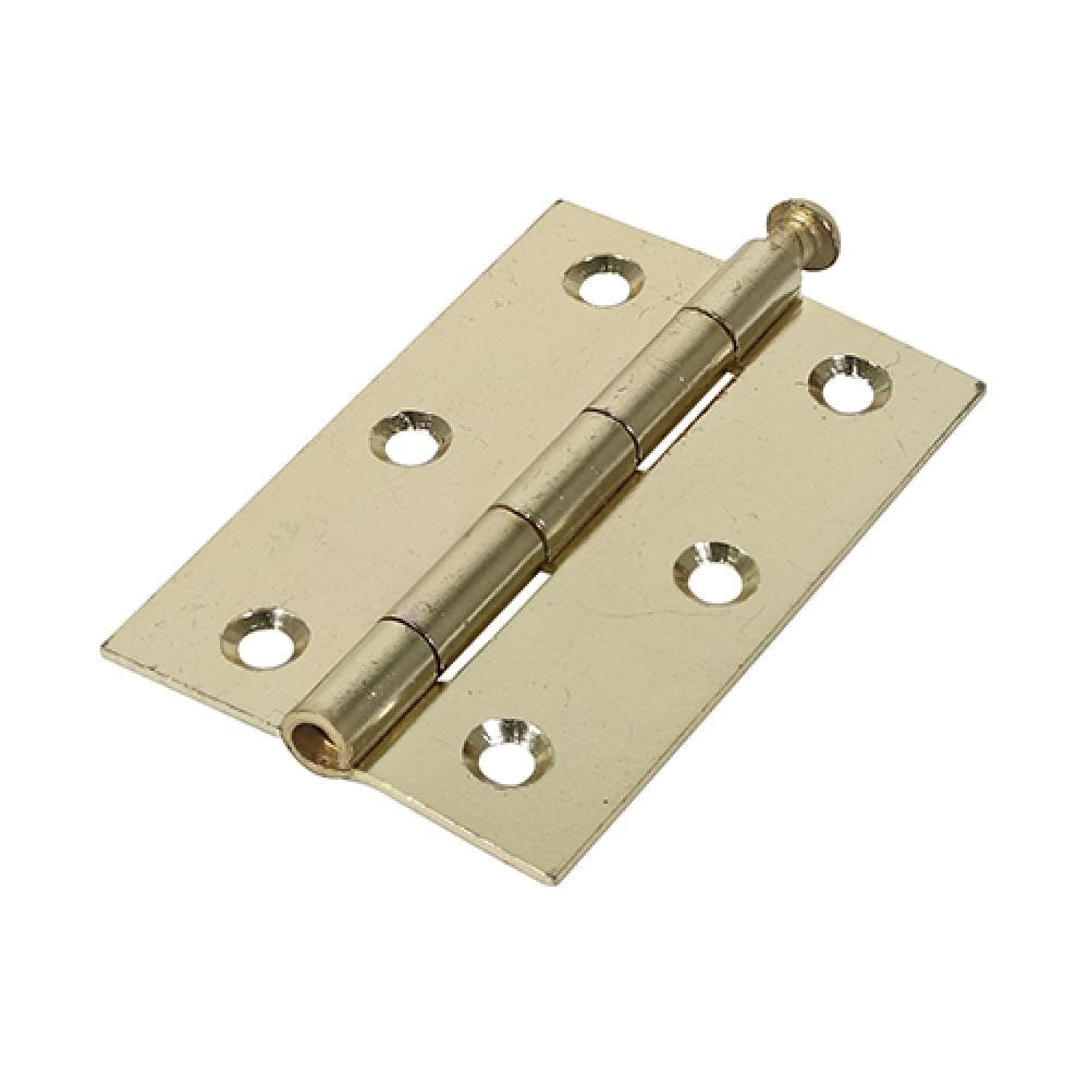 Timco 434208 Butt Hinge - Loose Pin (1840) - Electro Brass 90 X 60
