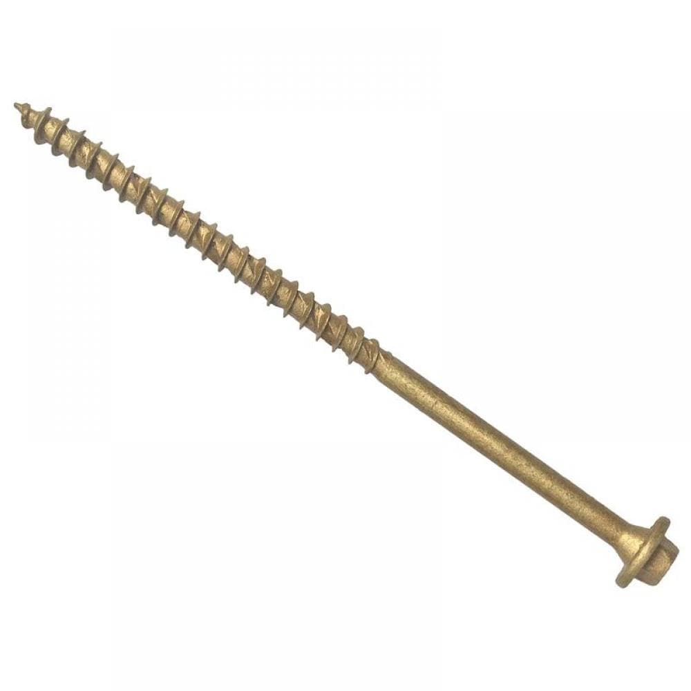 Forgefix FFTF7100T Hexagonal/Torx® Compatible Timber T30 Screws Tan 7X100Mm Tub 50