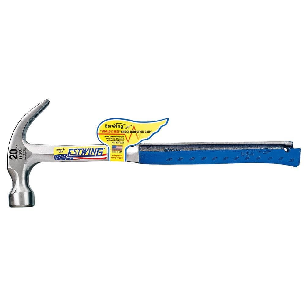 Estwing E3-20C Curved Claw Hammer (International) 20Oz/560G Pk 1 23538