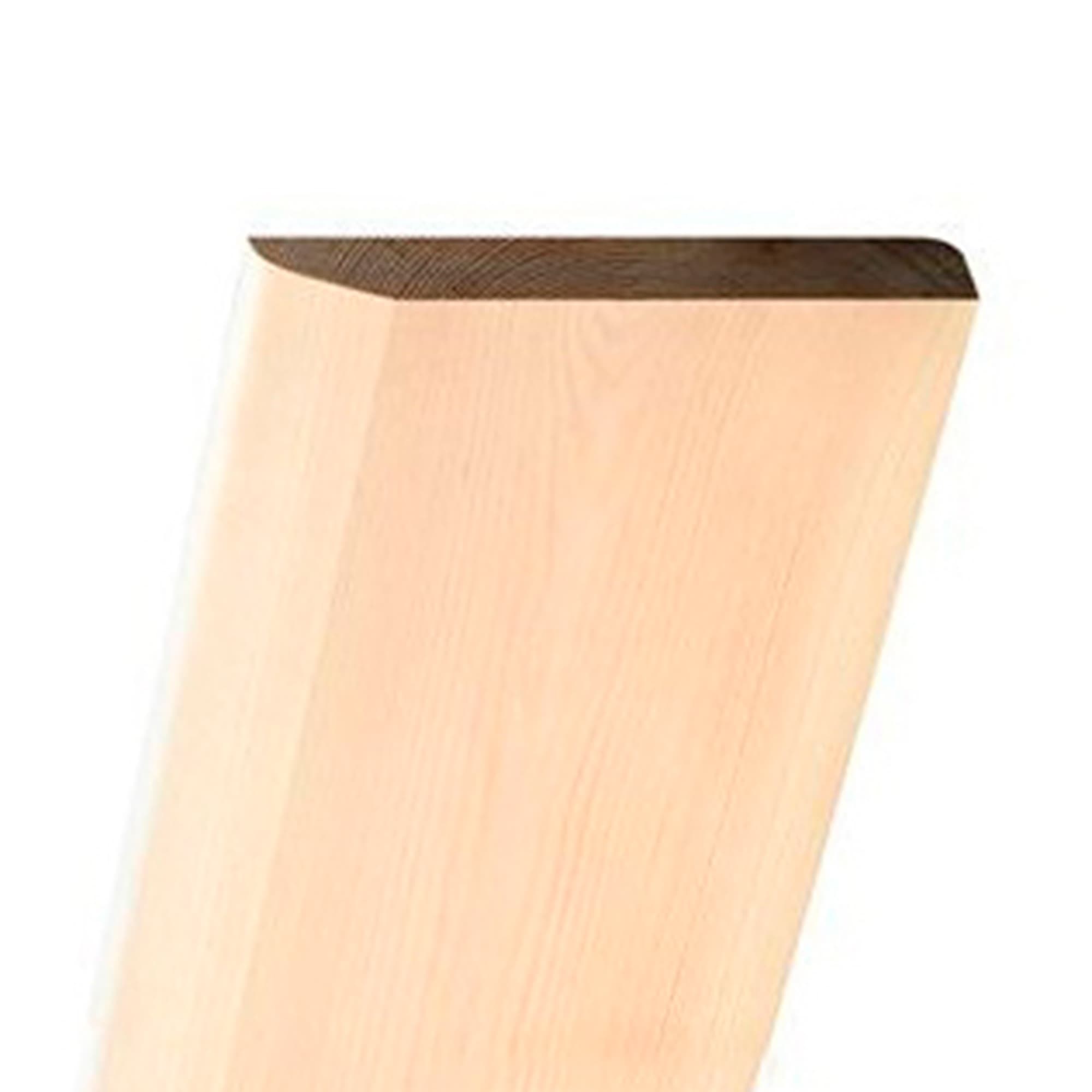 Metsa Brown High Quality Pine Redwood Chamfered/Pencil Round Skirting, 19x100mm