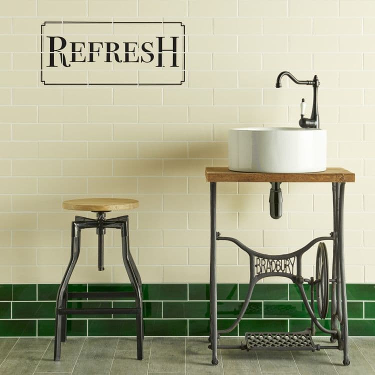 Original Style Artworks Large Brick Tile