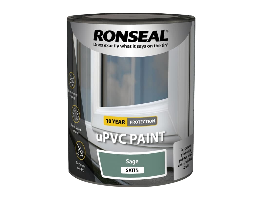 Ronseal uPVC Paint Sage Satin 750ml 39389