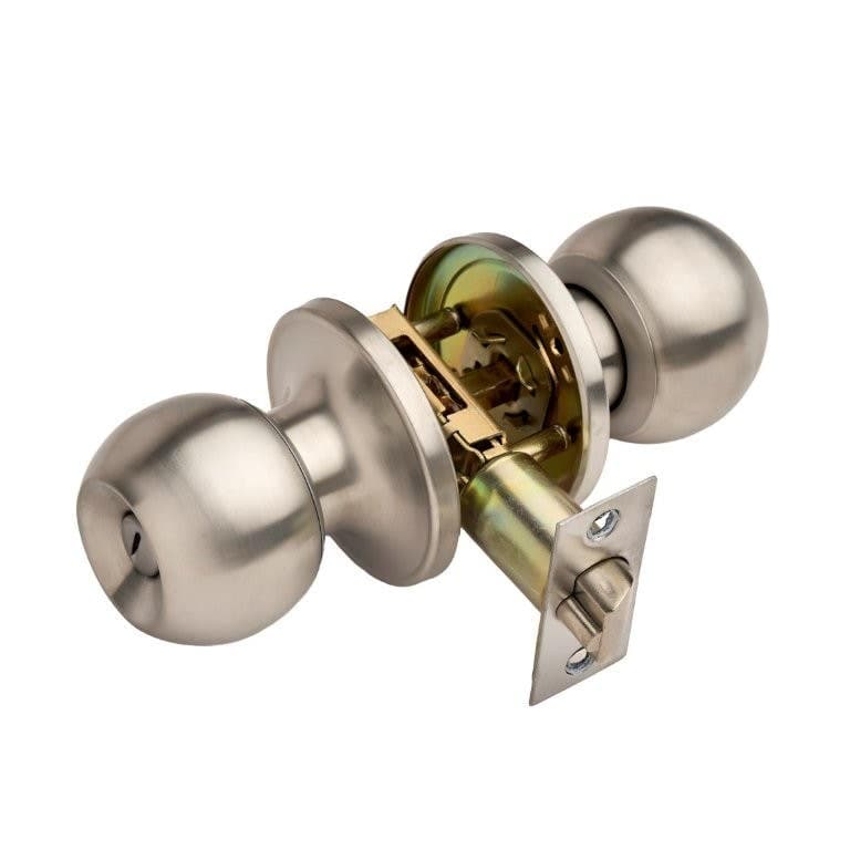 Privacy Door Knobset 60/70mm Satin Stainless Steel
