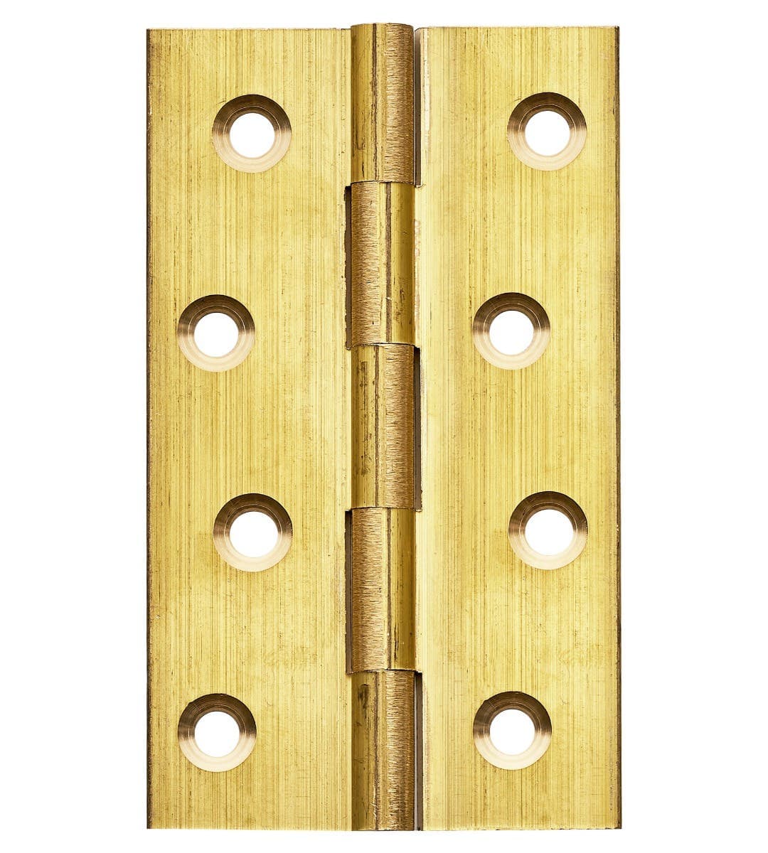 Solid Drawn Brass Butt Hinge - 100x60mm - Self Colour - Pair - Hardware Solutions