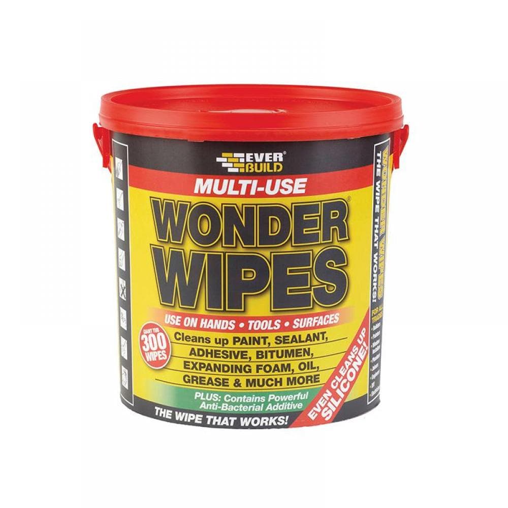 Everbuild Sika 484948 Giant Wonder Wipes (Tub 300)