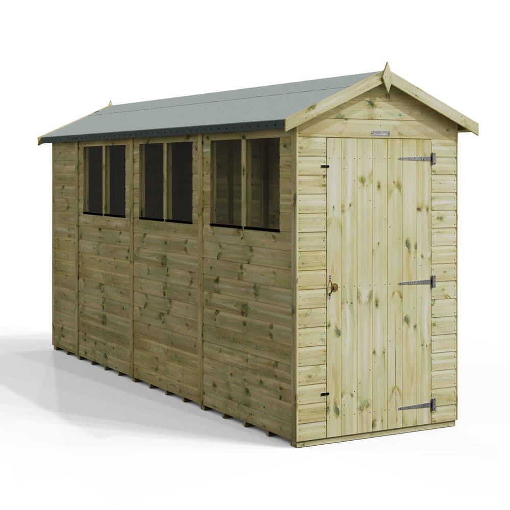 14x4 Premium Powersheds Apex