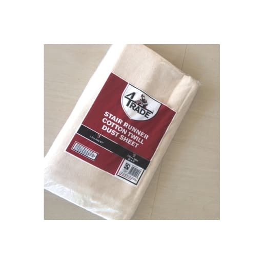4Trade Dust Sheet Cotton Twill Runner 7200mm x 900mm