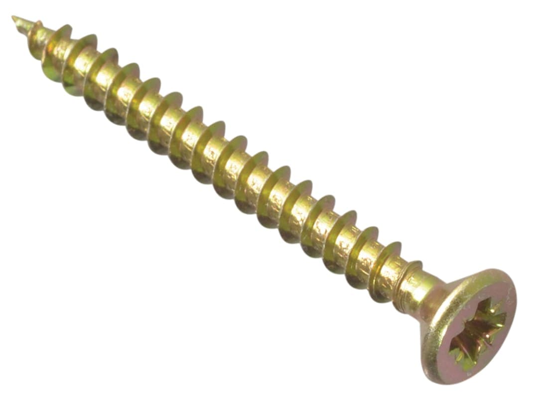 ForgeFix Multi-Purpose Pozi Compatible Screw CSK ST ZYP 4.0 x 45mm Box 200 MPS445Y
