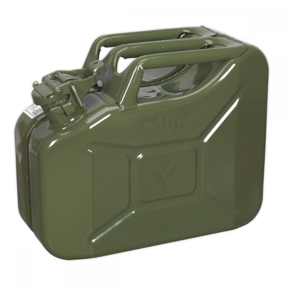 Sealey JC10G Jerry Can 10L - Green