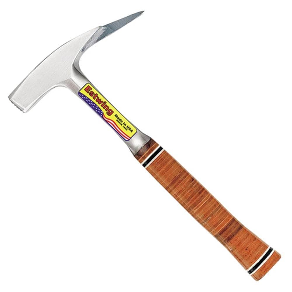 Estwing E239Ms Smooth Face Roofers Pick Hammer With Leather Grip 21Oz/600G Pk 1 23518