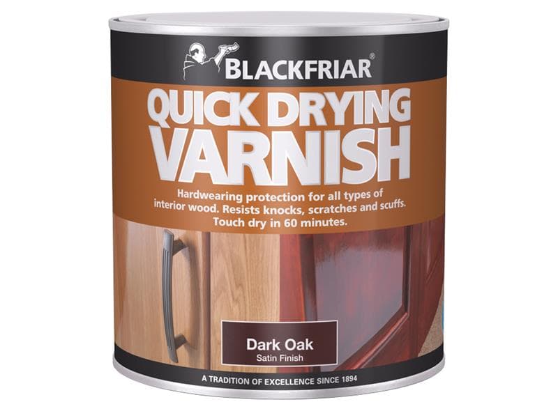 Blackfriar BF0030002F1 Duratough Quick Dry Coloured Varnish Dark Oak 250Ml