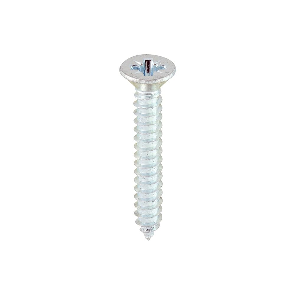 Timco Metal Tapping Screws - Pz - Countersunk - Self-Tapping - Zinc Box 200 12112CCAZS