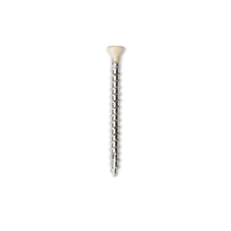 Composite Decking/Cladding Colour Coded Screw - 40mm Light Oak - Pack of 50