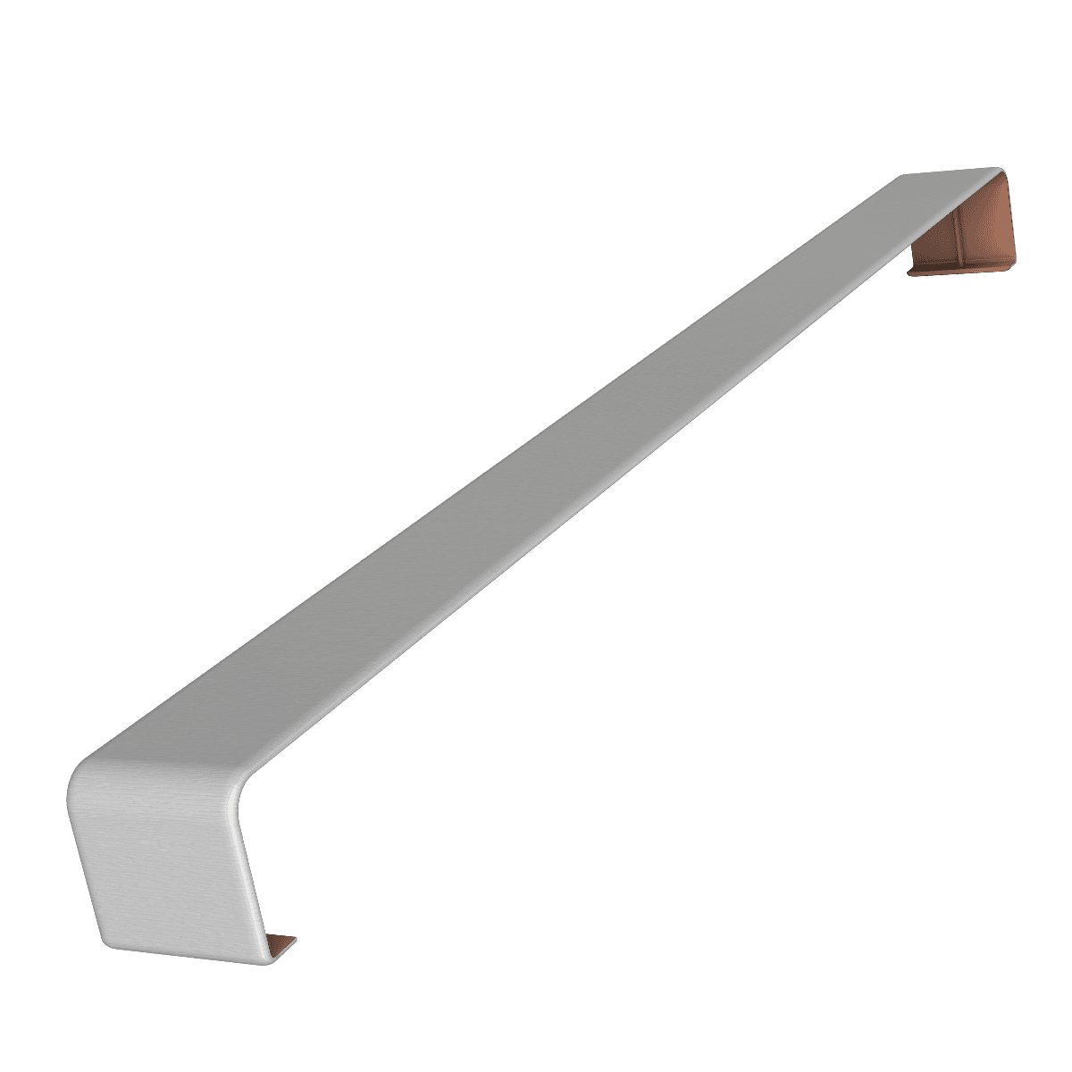 White Woodgrain Fascia Double Ended Joint Trim - 600mm