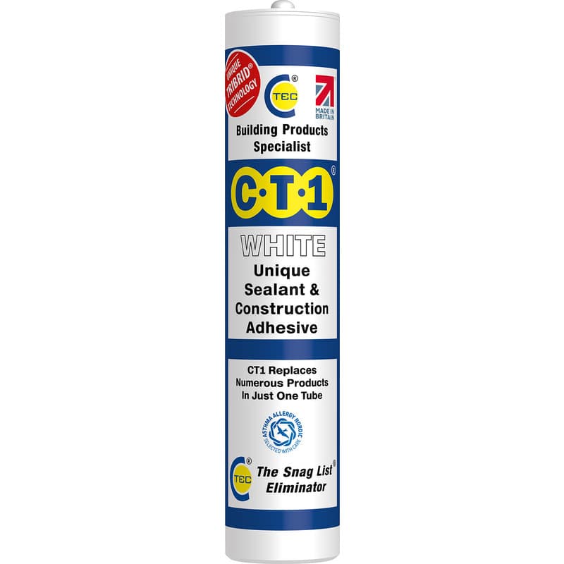 C-TEC White Sealant CT1 Tube 290ml