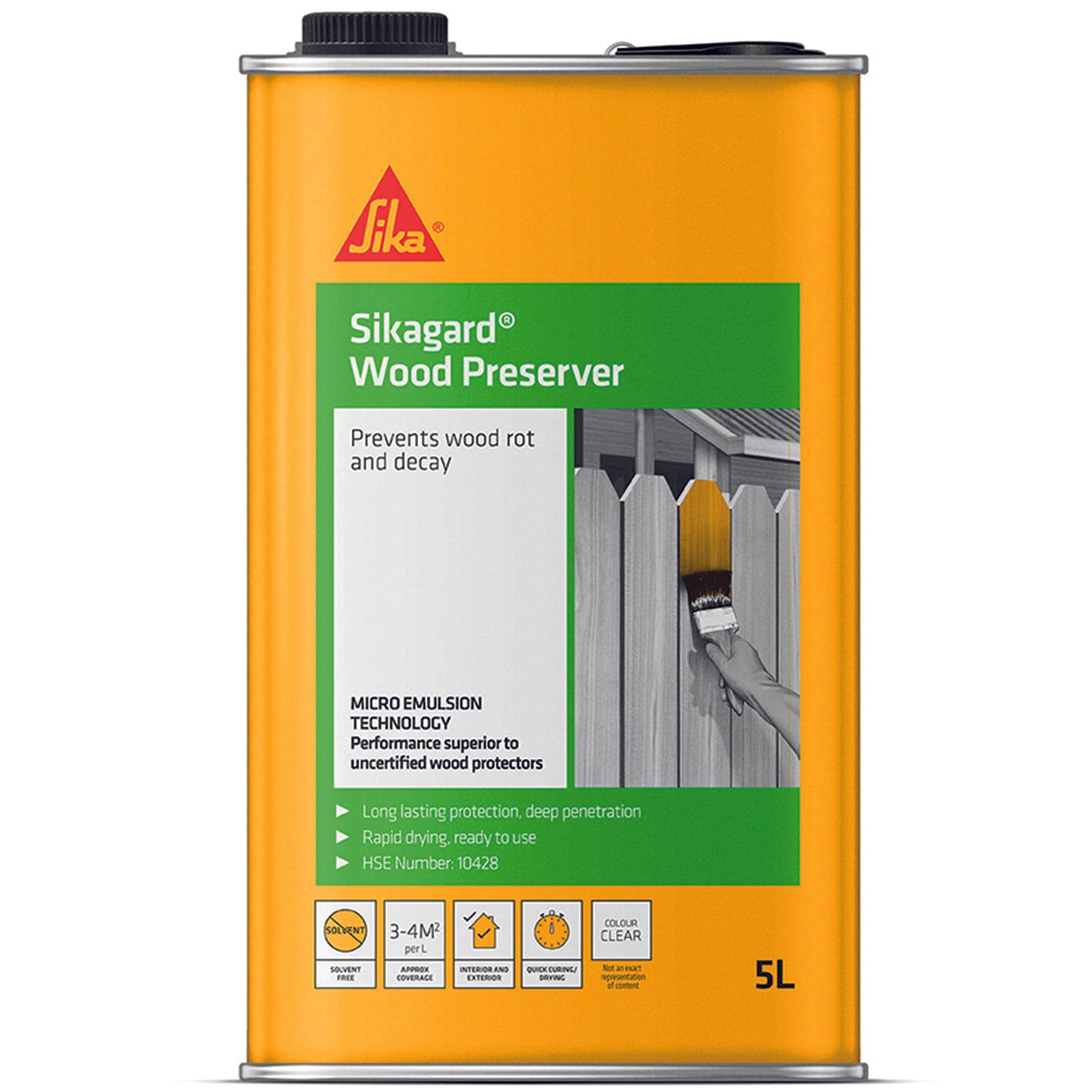 Sikagard® Wood Preserver - Clear - 5L
