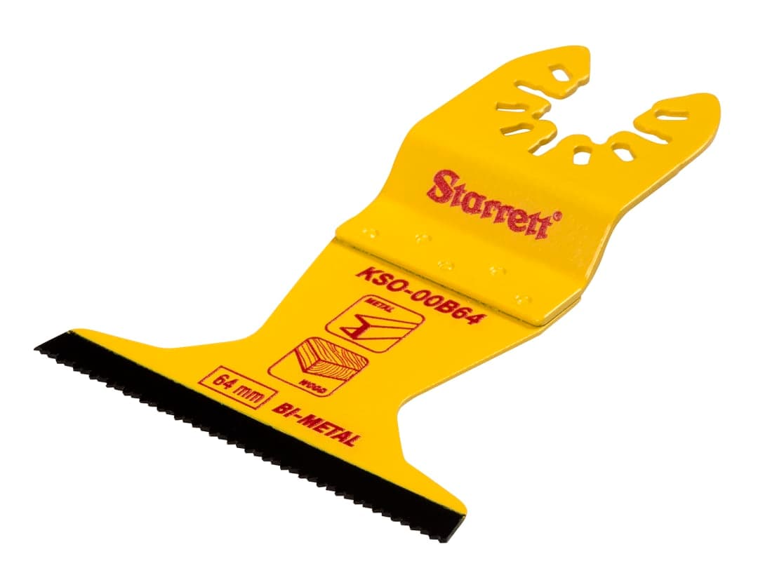 Starrett KSO-00B64 Flat-sided Bi-metal Oscillating Blade 40 x 64mm x 18 TPI KSO-00B64